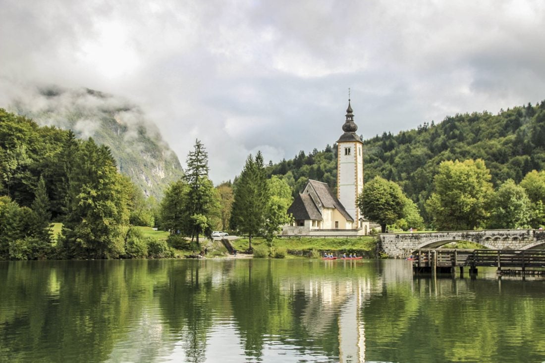 lake bohinj slovenia