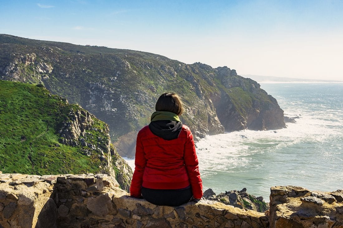 visitig cabo de roca on a day trip from Lisbon