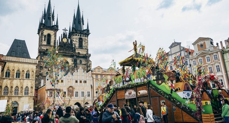 places to visit in prague - old town square
