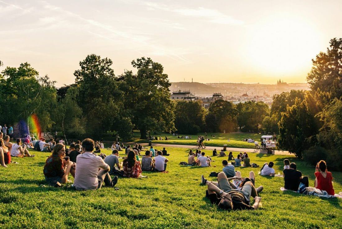 getting off the beaten path in prague, riegrovy sady
