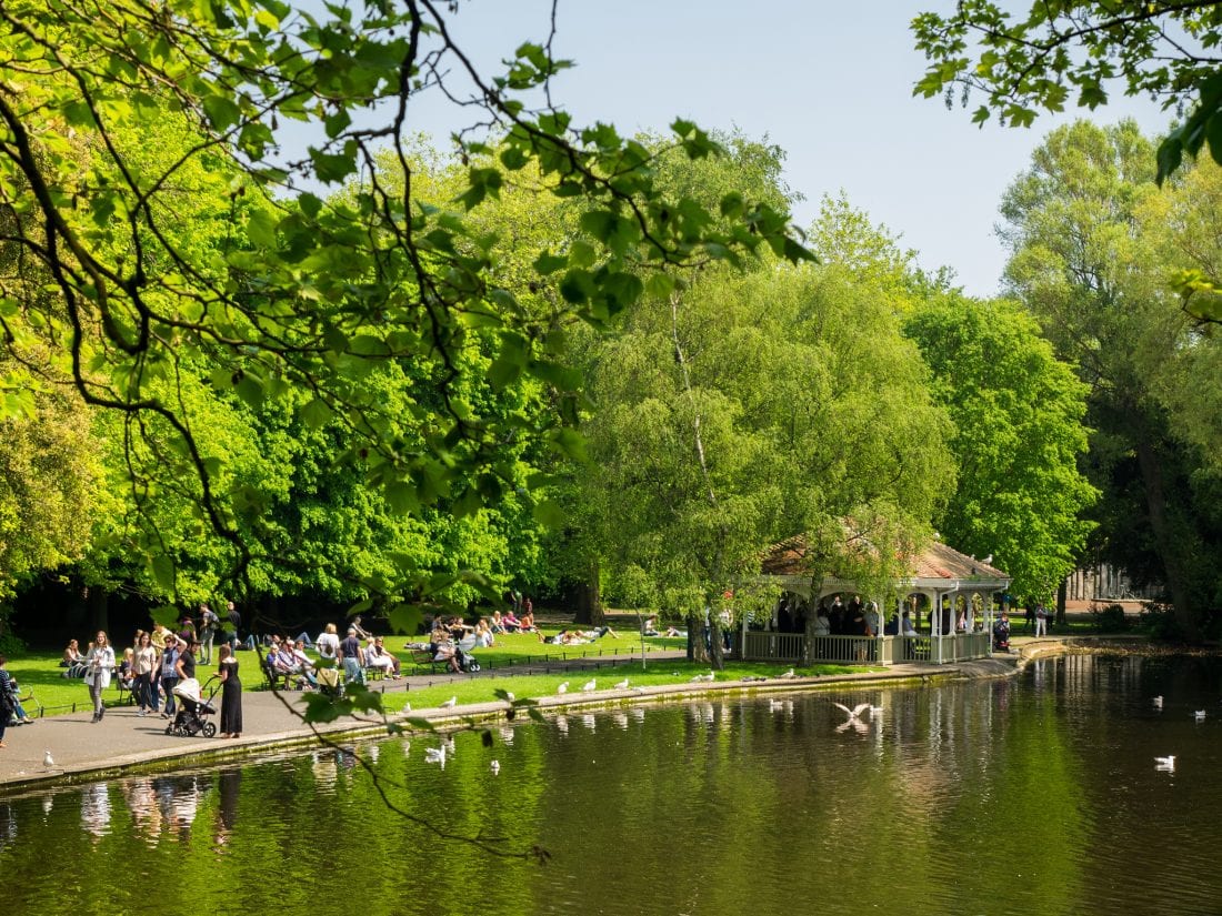 St Stephen's Green Park Dublin