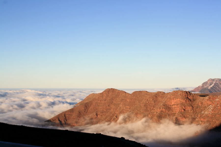 Landscapes in Morocco, Above the clouds High Atlas