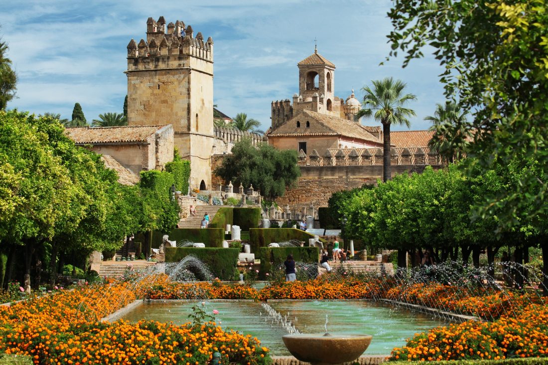 Alcázar de los Reyes Christianos in Cordoba Spain
