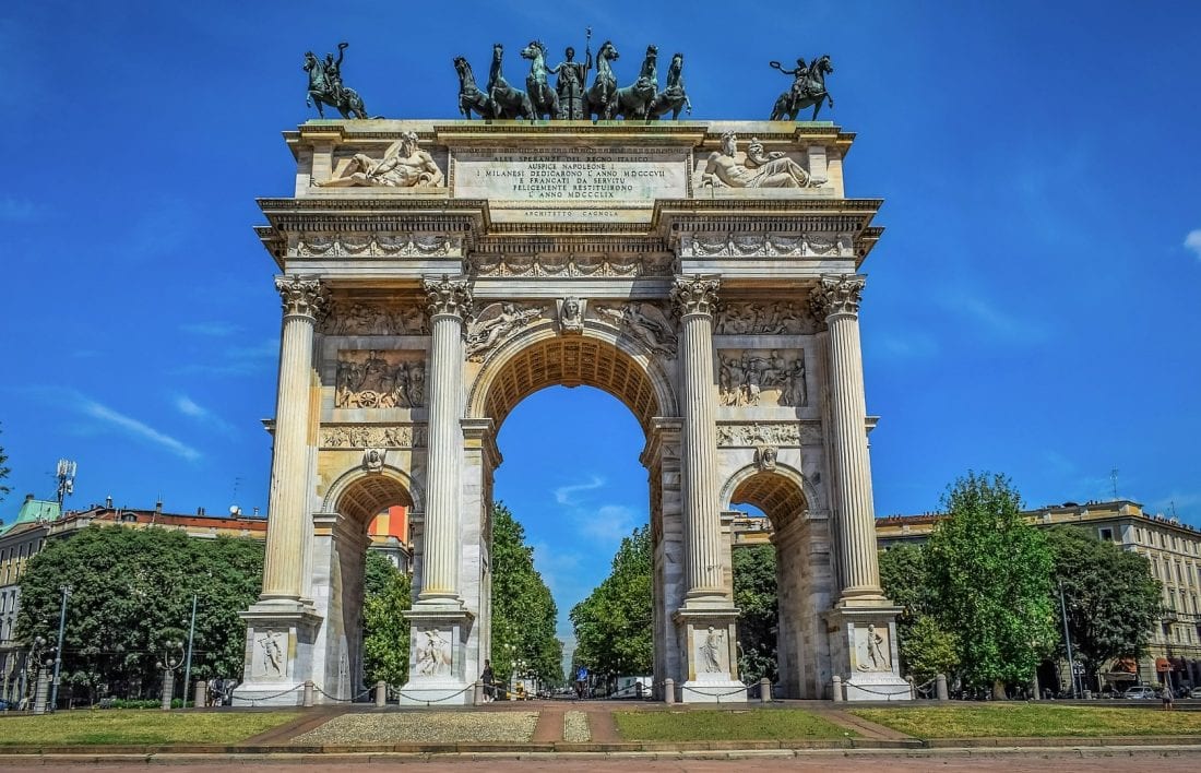 things to do in milan, the arch of peace