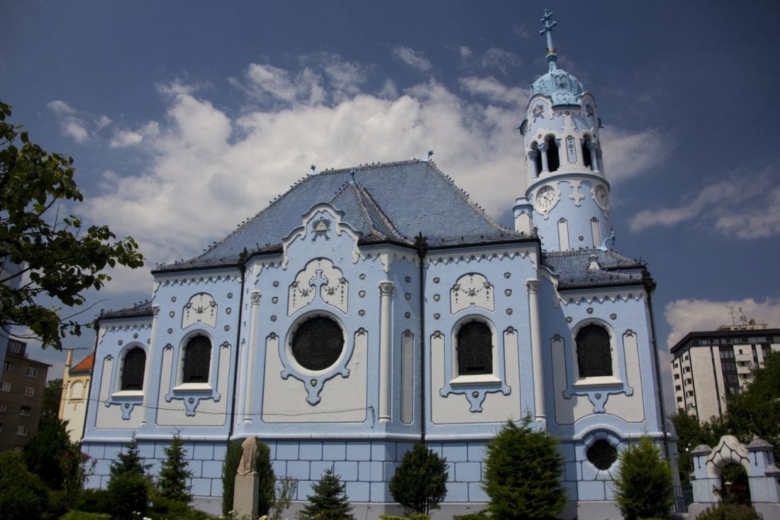 blue church bratislava slovakia