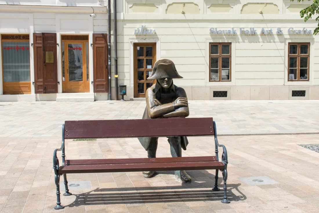 bratislava statue napoleon soldier