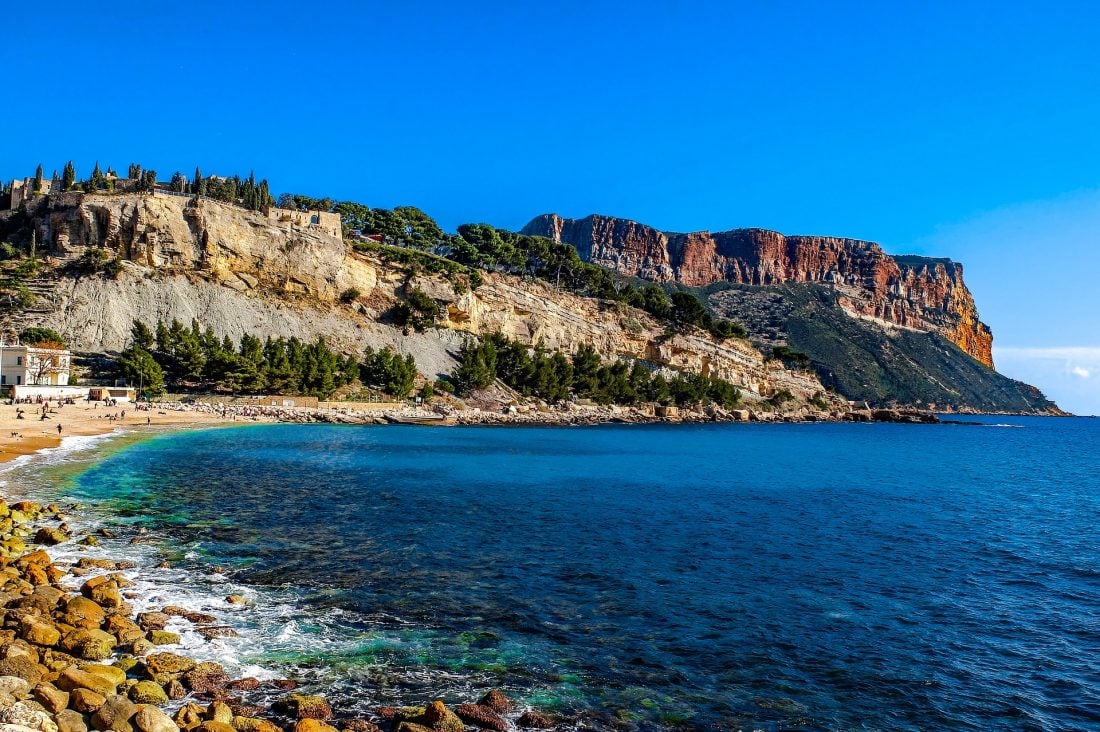 best beaches in france - Cap Canaille Cassis