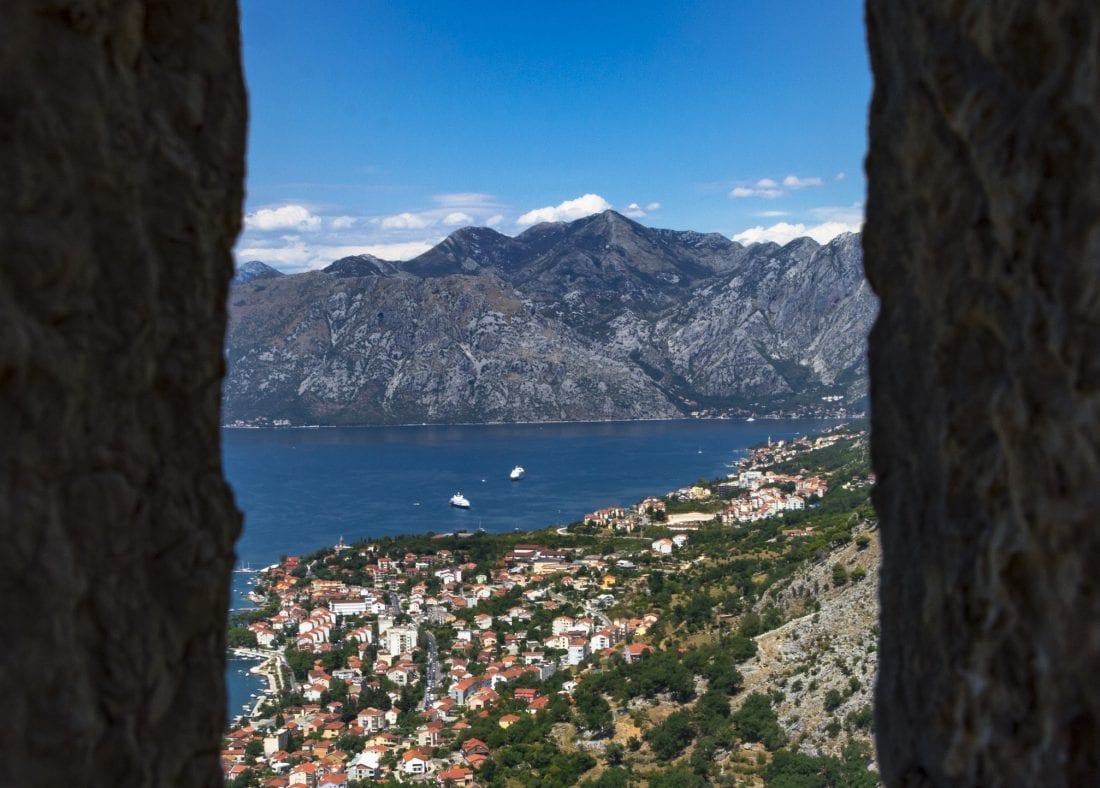 the bay of kotor in montenegro