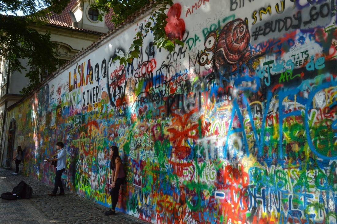 places of interest in Prague, John Lennon Wall