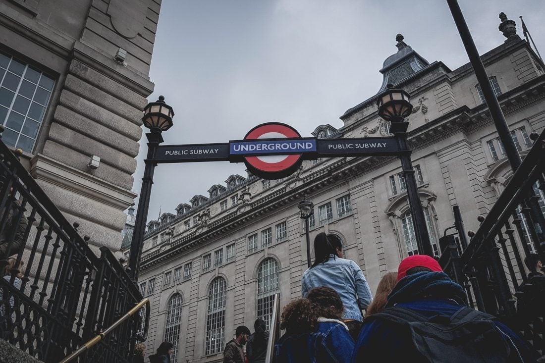 London Underground Entrance Signs