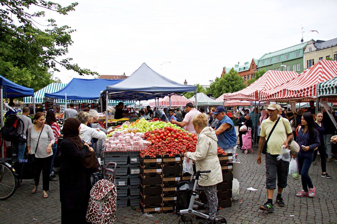 Möllevångstorget Market in Malmo