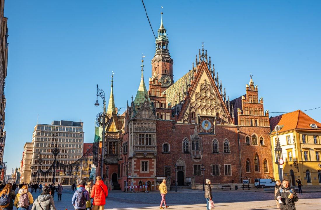 old town hall rynek market square wroclaw