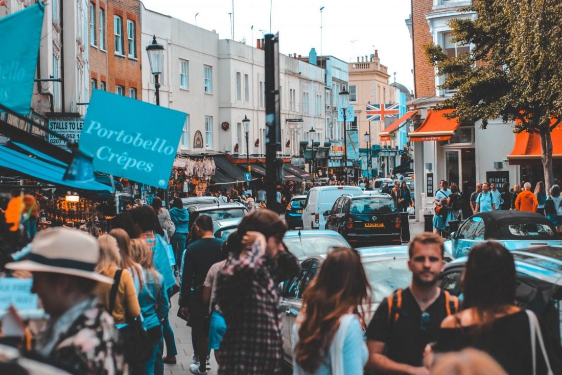 portobello road market best food markets london