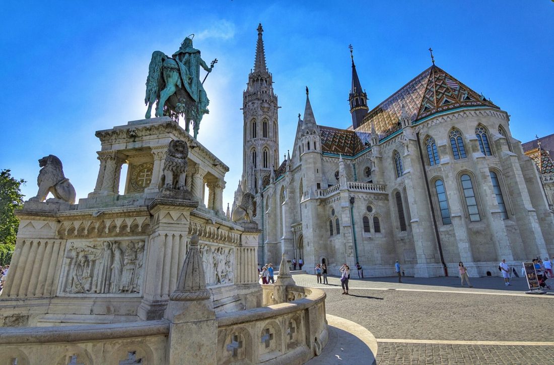 Statue of St Stephen in Budapest