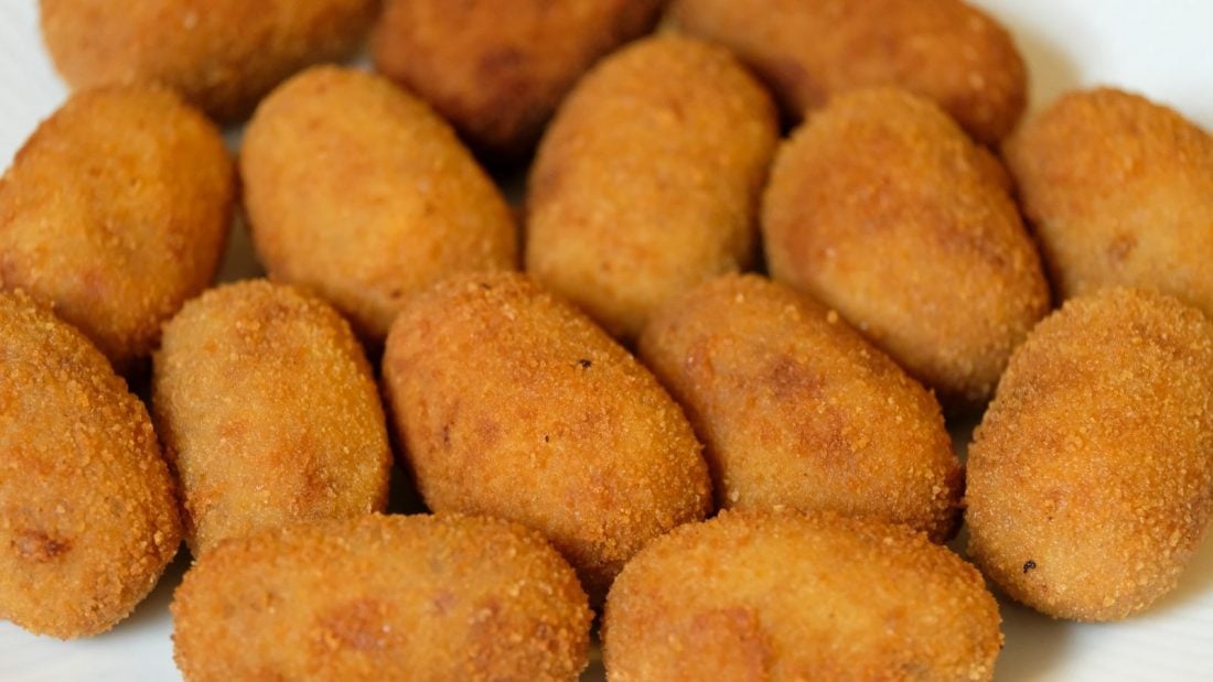 Spanish croquetas on a plate