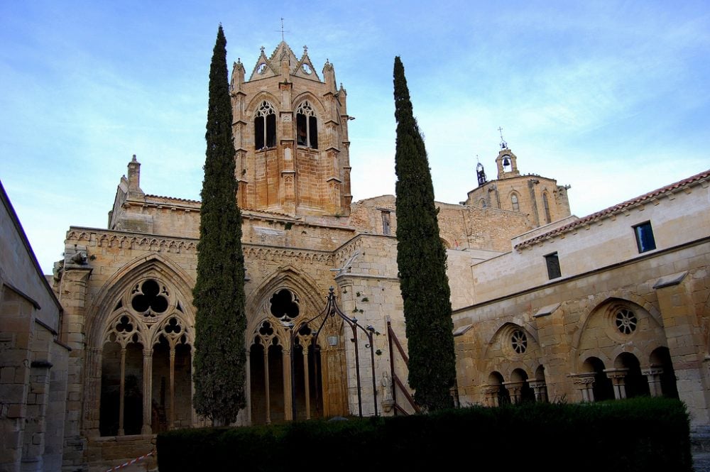 A medieval church in Vallibona, Spain