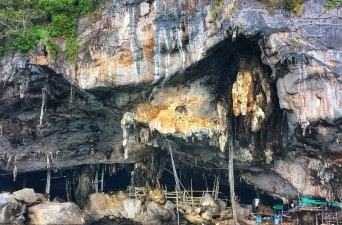 "Viking Cave" near Phi Phi, Thailand.