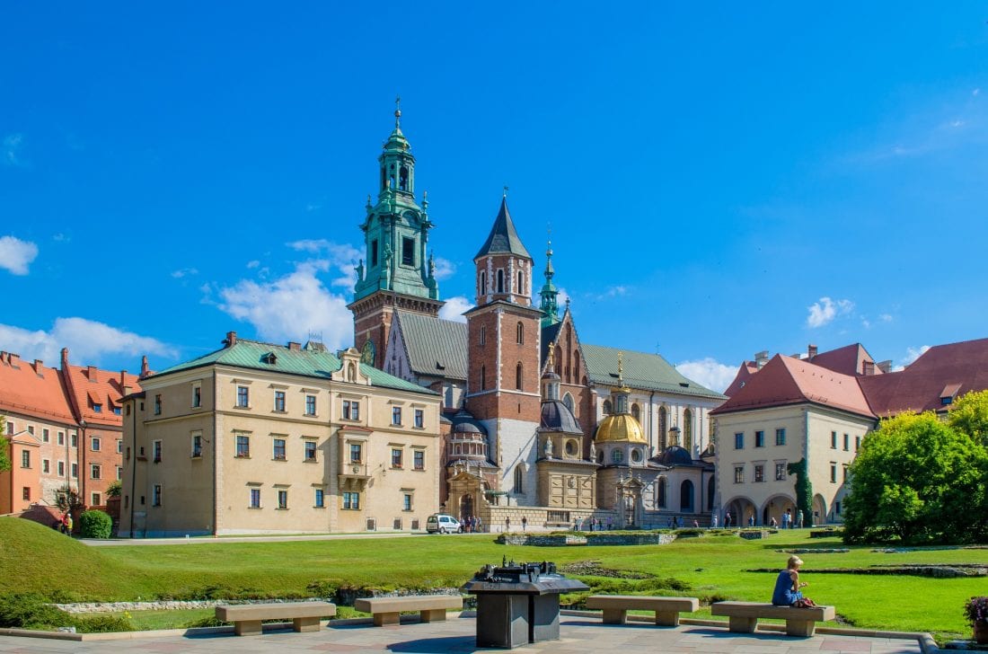 Wawel Castle in Krakow Poland