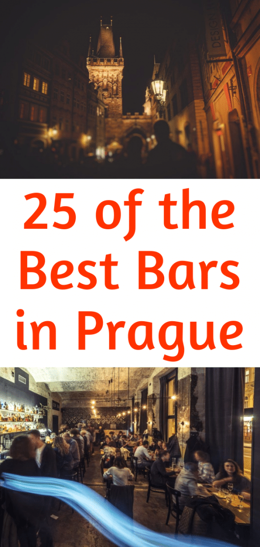 Ready for a big night out in Prague? Here are our 25 favorite bars in Prague! Prague nightlife is awesome and no matter what kind of bar you're looking for you can pretty much find it in Prague! Here is the cream of the crop! #prague #czechrepublic #europe #travel #europeantravel #nightlife #centraleurope