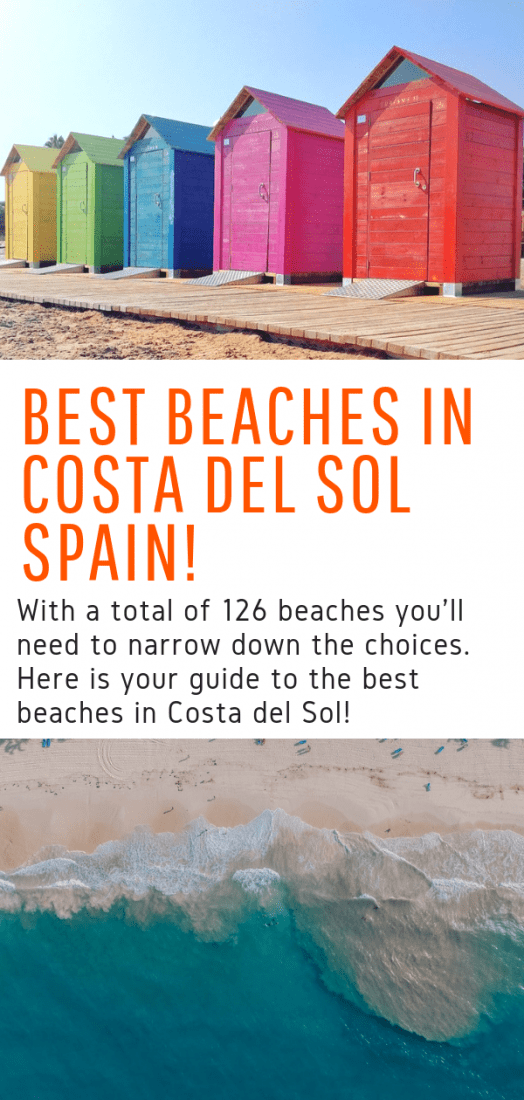 The Top Costa del Sol Beaches - Looking for the best beaches in Costa del Sol Spain? With over 100 beaches in the region you'll need to narrow the choices. This guide is for you! #costadelsol #spain #beaches #europe #travel #playa