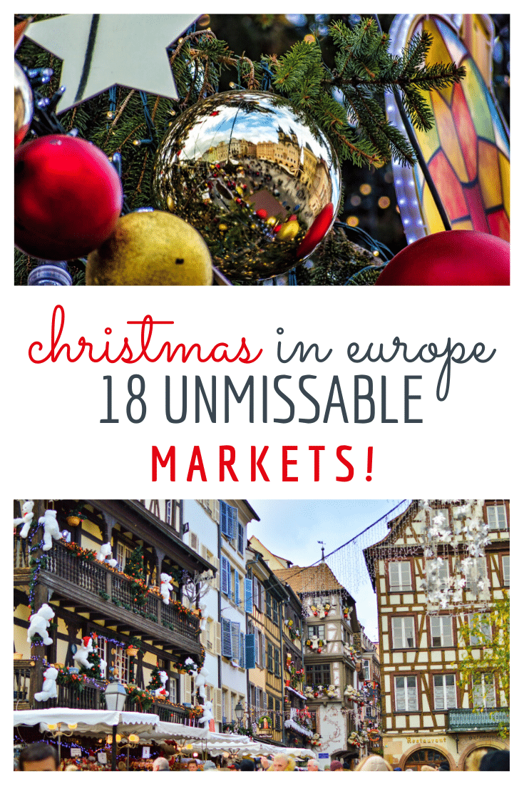 18 of the best Christmas Markets in Europe! If you want to dive right in to the holiday spirit, there is no better place than a European Christmas Market! Here is the only guide you'll need to decide which one to visit this winter!