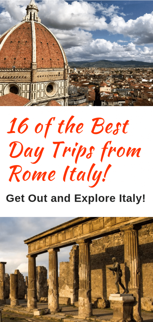 Looking for the best day trips from Rome? Have you seen the best things to do in Rome and are ready to explore more of Italy? Short on time? Then this guide is perfect for you! Click to discover more of Italy in one day! #rome #italy #europe #europeantravel #daytrips #travel #europeantravel