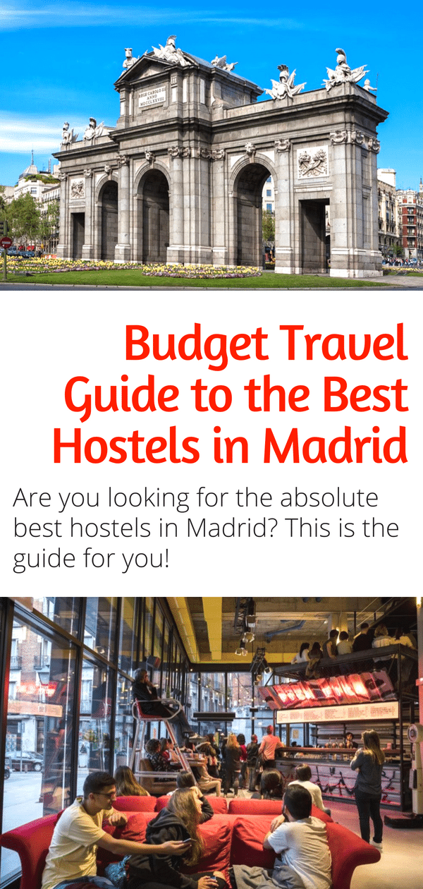 Budget Travel Guide to the Best Hostels in Madrid! Traveling Europe on a budget? Heading to Spain and looking for the best hostels in Madrid? Check out this guide! #europe #hostels #madrid #spain #budgettravel