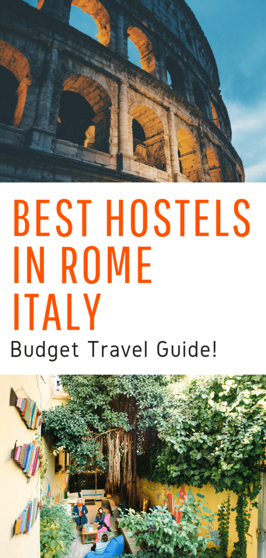 Best Hostels in Rome Italy - Visiting Rome on a budget? Budget hotels in Rome can be anything but desirable. A better option is one of these amazing budget hostels in Rome Italy! Click here to save and find a wonderful hostel in Rome! #rome #italy #budgettravel #hostels #europeantravel #europe #travel #europetravel