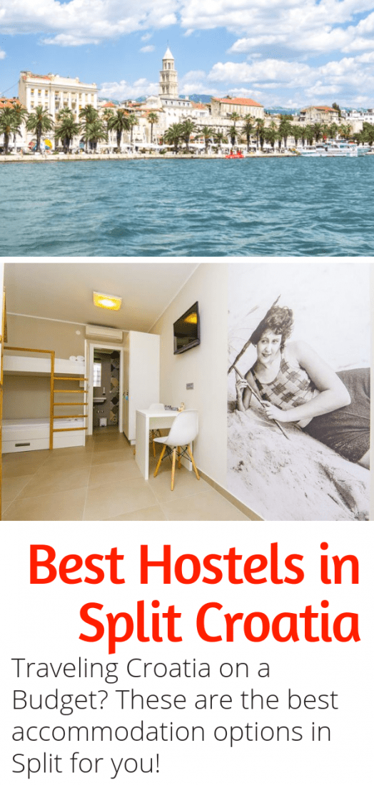Looking for the Best Hostels in Split Croatia? This guide is for you! If you'd rather spend your money on things to do in Split, opt for one of these amazing budget hostels. #split #croatia #budgettravel #hostels #europe