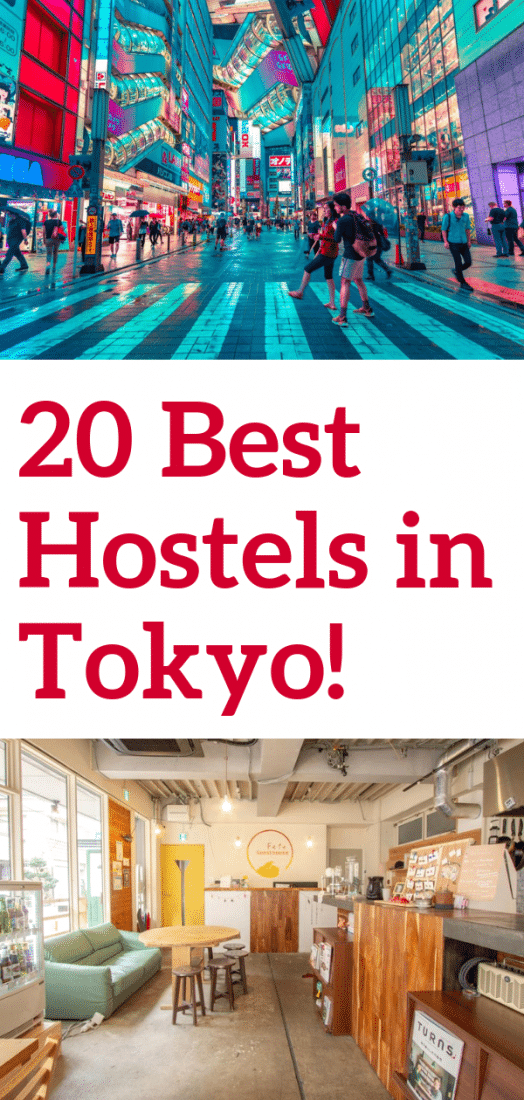 Tokyo is notoriously expensive, so staying in a hostel is a great way to save a few bucks while traveling. Luckily the city is full of super cool and unusual hostels. Here are 20 of the absolute best hostels in Tokyo Japan! #tokyo #japan #hostels #budgettravel #travel #asia