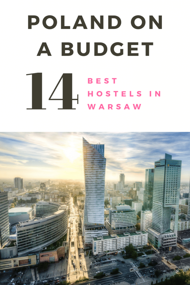 Visiting Poland on a budget? Then staying at one of the best hostels in Warsaw is a great way to save some money! Here are the top 14 hostels the city has to offer! #warsaw #poland #europe #budgettravel #travel #europeantravel