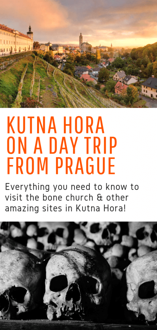 Visiting the Kutna Hora Bone Church & More! Everything you need to know to visit Kutna Hora including info about the Sedlec Ossuary “Bone Church”, Santa Barbora Church and more on a day trip from Prague Czech Republic! #kutnahora #bonechurch #czechrepublic #prague #europe #travel