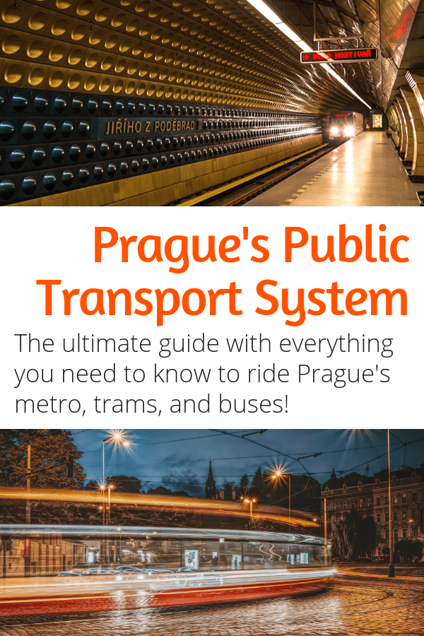 Prague Public Transport Guide - Everything you need to know about Prague's public transportation system. Including riding the Prague metro, trams, and buses. #prague #czechrepublic #europe #travel