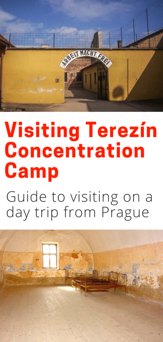 Considering a day trip from Prague to the Terezin Concentration Camp? This guide will get you there, prepare you for what you'll see, and give you some background about the camp. Click for all the info you need to visit the Terezin Czech Republic. #terezin #czechrepublic #prague #europe #europeantravel #travel