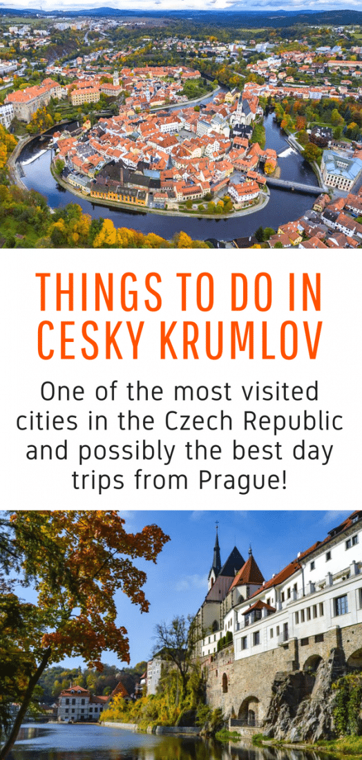 Cesky Krumlov is one of the best day trips from Prague in the Czech Republic. Don't miss out on the best sites. Here are all the best things to do in Cesky Krumlov! #ceskykrumlov #prague #czechrepublic #europe #travel