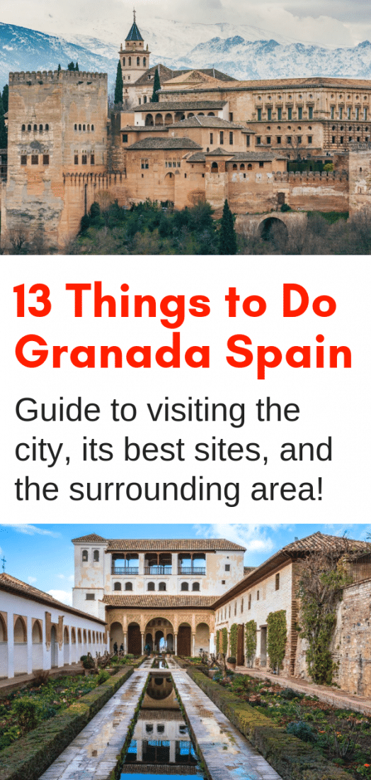 From the obvious to the not as well known, here are the best things to do in Granada Spain, plus some awesome ideas for day trips in the surrounding area! Spanish Tapas, Alhambra, historic neighborhoods, nearby hiking, and much much more in this guide to Granada! #granada #alhambra #spain #andalucia #europe #travel #europeantravel