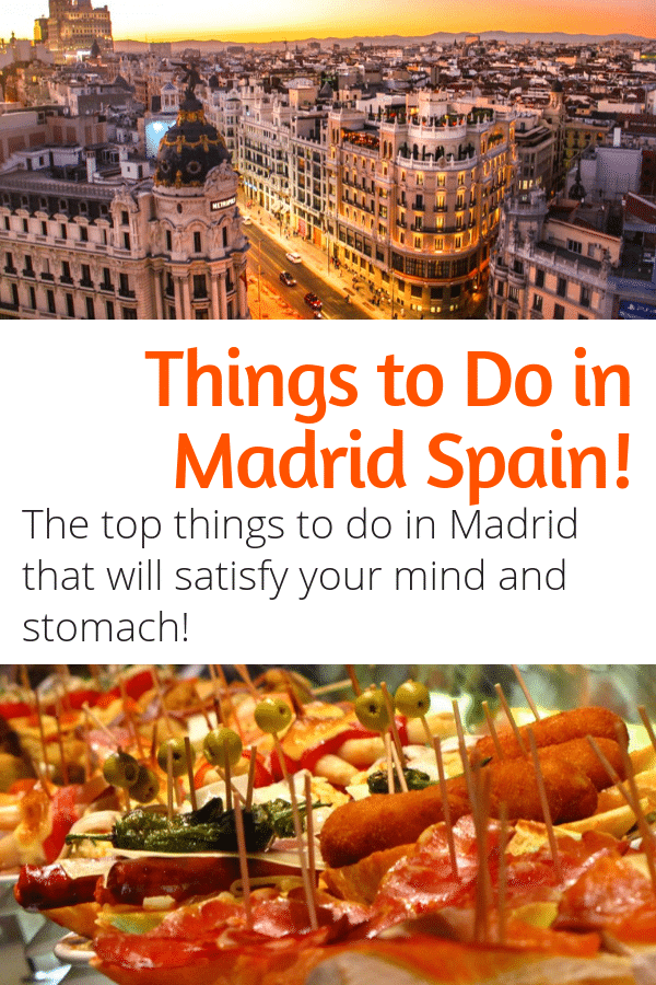 Top Things to Do in Madrid Spain - Looking for the best things to do in Madrid to feed your mind and body? This guide will satisfy both! #madrid #spain #europe #travel