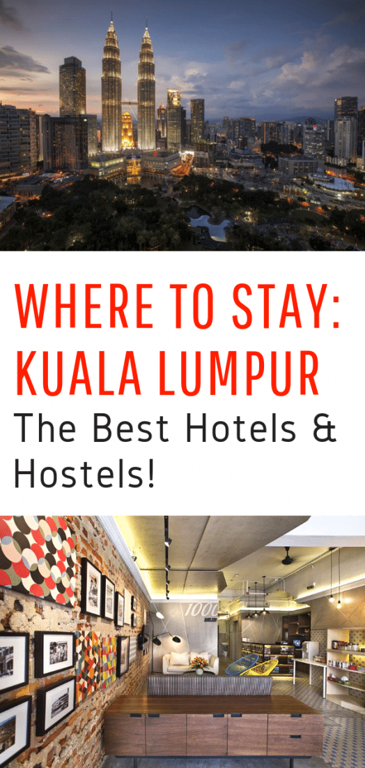 Where to Stay in Kuala Lumpur - A guide to the very best hostels and hotels in Kuala Lumpur! #kualalumpur #travel #Malaysia #asia #asiatravel