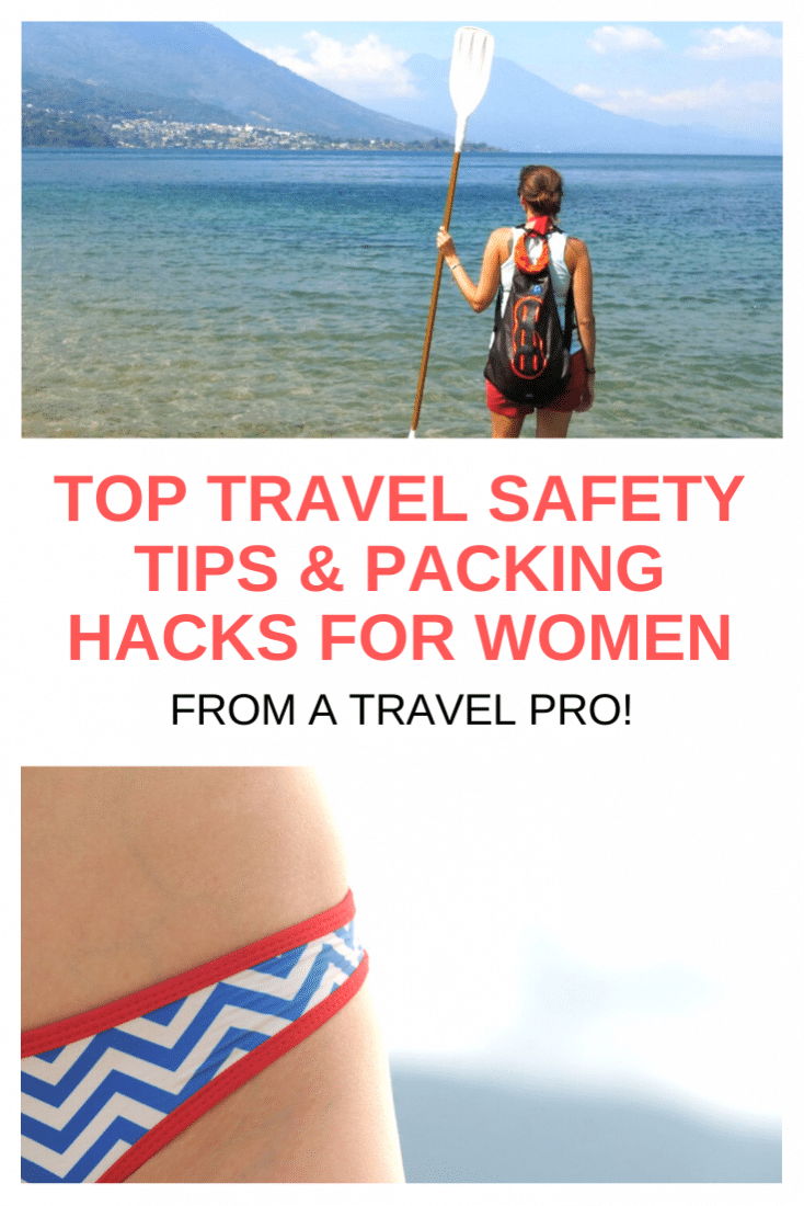 Women are owning travel lately, especially solo travel! Here are my best safety travel tips for women. Plus, some essential packing hacks for female travelers!